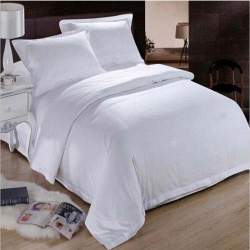 Cearceaf de Pat Bumbac Alb 140/220